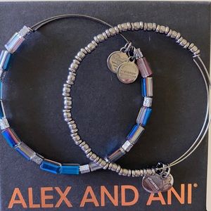 Alex & Ani bracelets- Midnight Silver